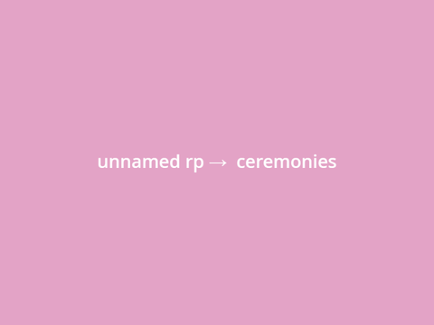 unnamed rp → ceremonies