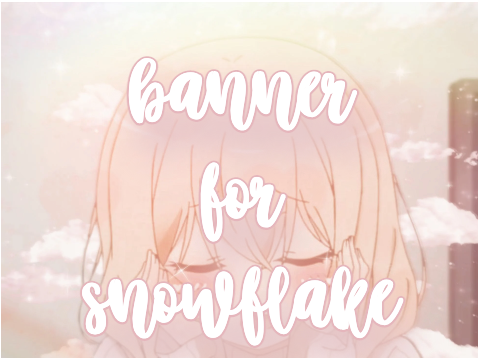 banner for snowflake <33