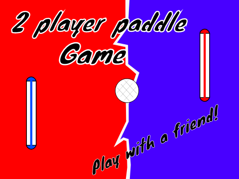 2 player paddle game
