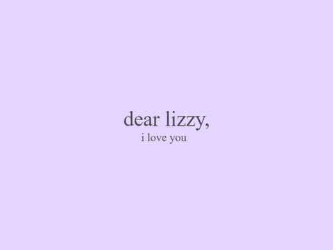 dear lizzy