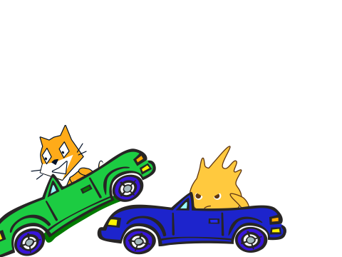 Scratch cat robs a bank
