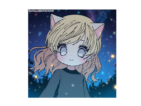 pfp for @NoraTheTacoCat - Ruby-Sparkle