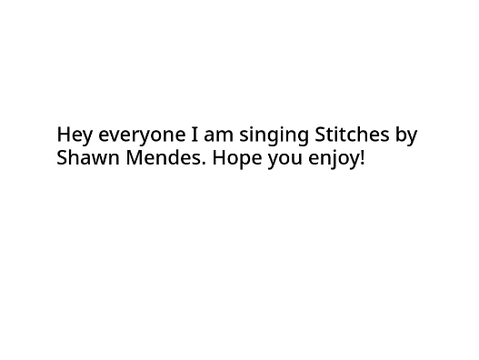 Stitches By Shawn Mendes Cover by Cecilia
