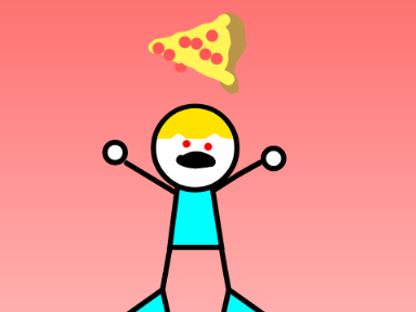 Me when I see pizza lol