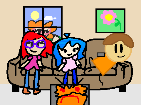 Add Yourself Watching TV remix