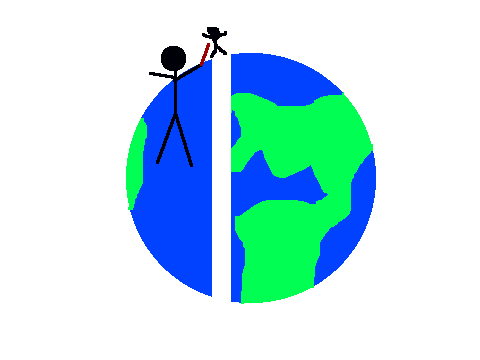 How I imagine hole without end?