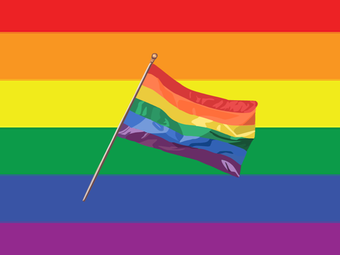 Pride flag - A blockshade remix