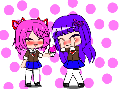 I love you have a cupcake! Нацуки/Юри