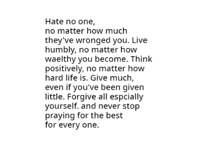 Wisdom words
