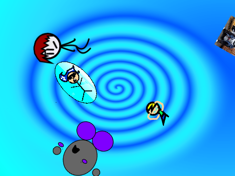 Add Yourself being sucked into a portal... cuz why not