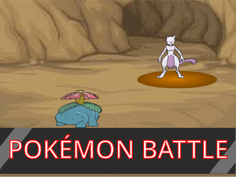 ポケモンバトル！フシギバナvsミュウツー　