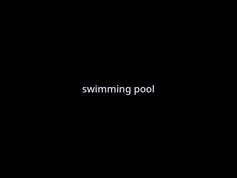 ⨌ swimming pool ⨌ *warning*