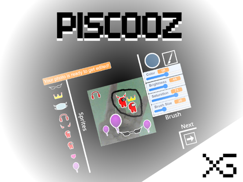Piscooz - The first photo editing software made in scratch #all #games #art
