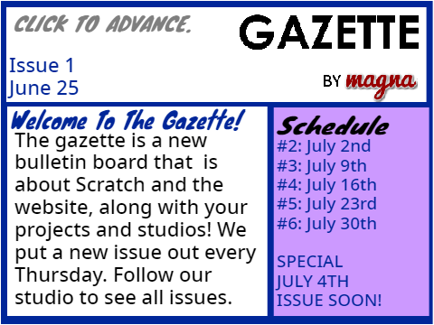 LEAKED: Gazette By Magna Issue 1