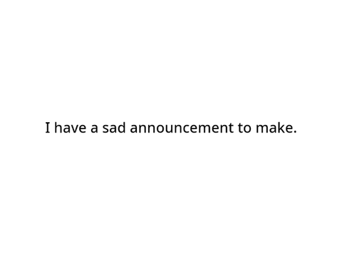 I'm going inactive