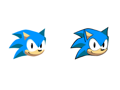 sonic vector art