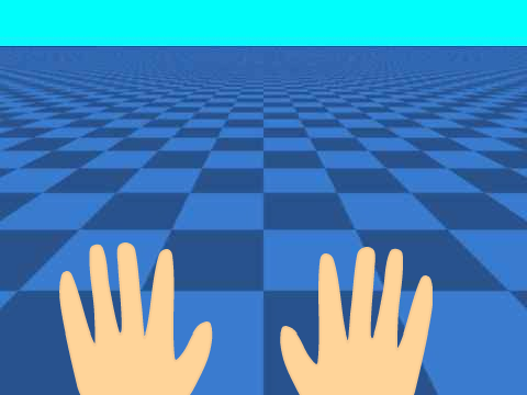 3d engine with hand art