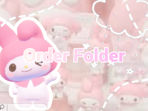 -- Order Folder--