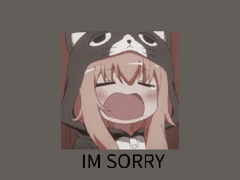 im done posting...