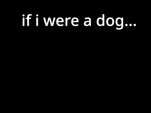 if i were a dog... remix