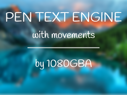 Pen Text Engine 100%PEN* v 3.6