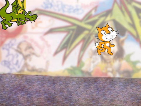 The cat eating dragon with suspence music (ish) 