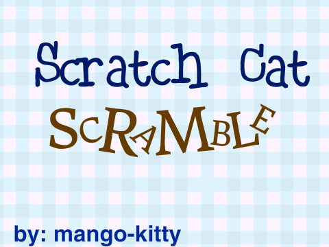 Scratch Cat Scramble