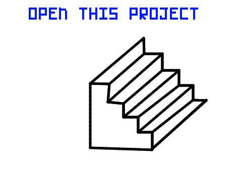 100% Pen Impossible Stairs 