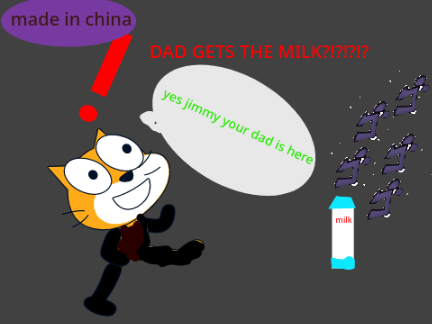 sneak peak at my game get the milk