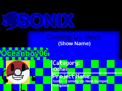 SoniX - Coming Up Next Bumper Template