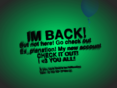 IIIIIMMMMM BAAAACCCCKKKK!!!! YAY!