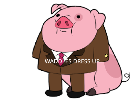 waddles dress up