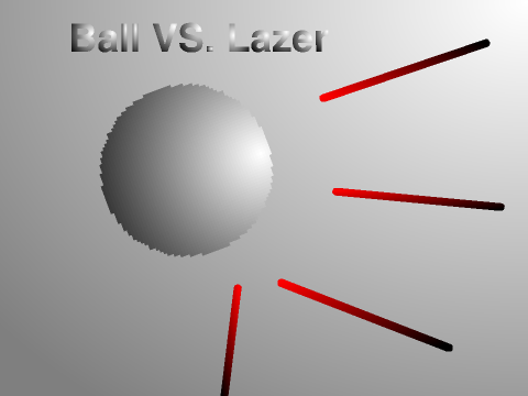Ball vs Lazer