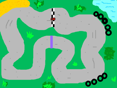 Simple car game