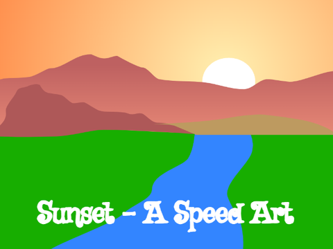 Sunset - A Speed Art ☼ ☼