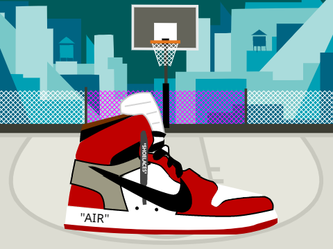 Air Jordan 1 x Off-White "Chicago Red"