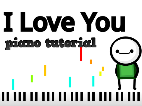I Love You; Piano Tutorial #music #tutorial #all