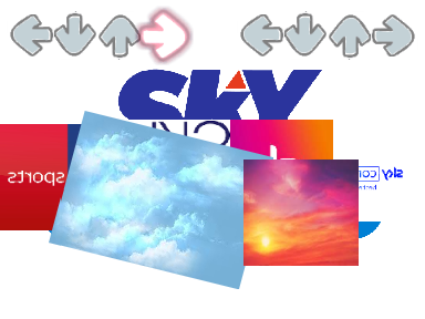 Sky Forever but its an image of the sky, battling in Sky Cable, with Sky Friends cheering them on 