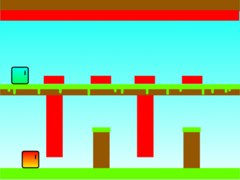 2Player Platformer/二人で出来るプラットフォーマー