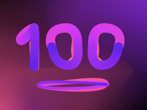 100 ! (and main reveal)
