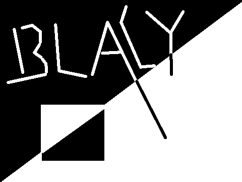 Blacky a scroling platformer