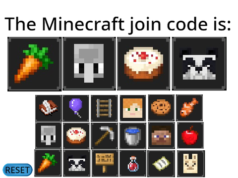 Minecraft Education Edition join code displayer