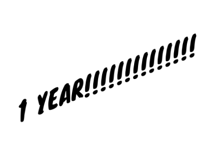 1 year!!!!