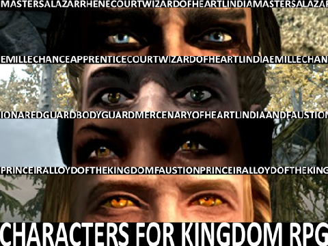 Characters for Kingdom RPG