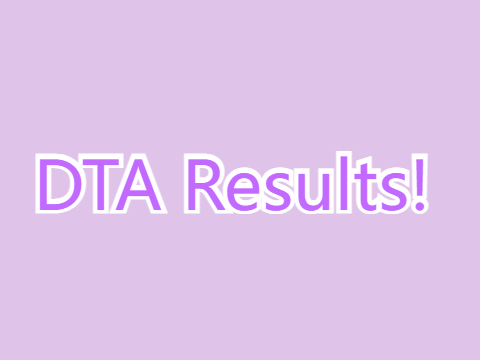 DTA results!