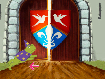 jumping wizard frog