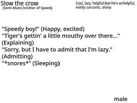 ||Birb Island|| Audition for Slow the Crow