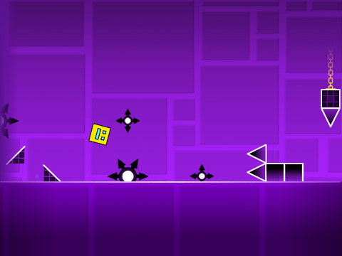 Geometry Dash Custom Level Slash Marks