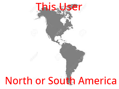 This User is in North or South America