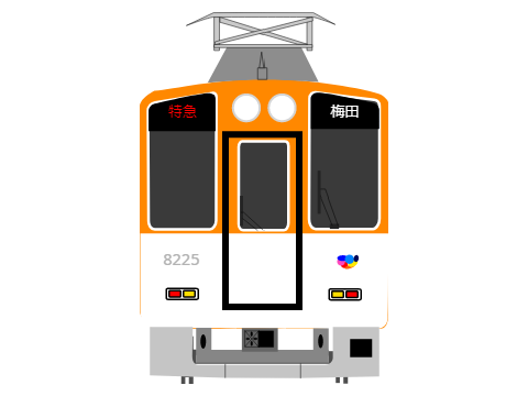 阪神8000系量産車（リニューアル前）